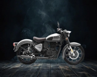 Bike on Rent in Manali - Royal Enfield Gunmetal 350 Grey